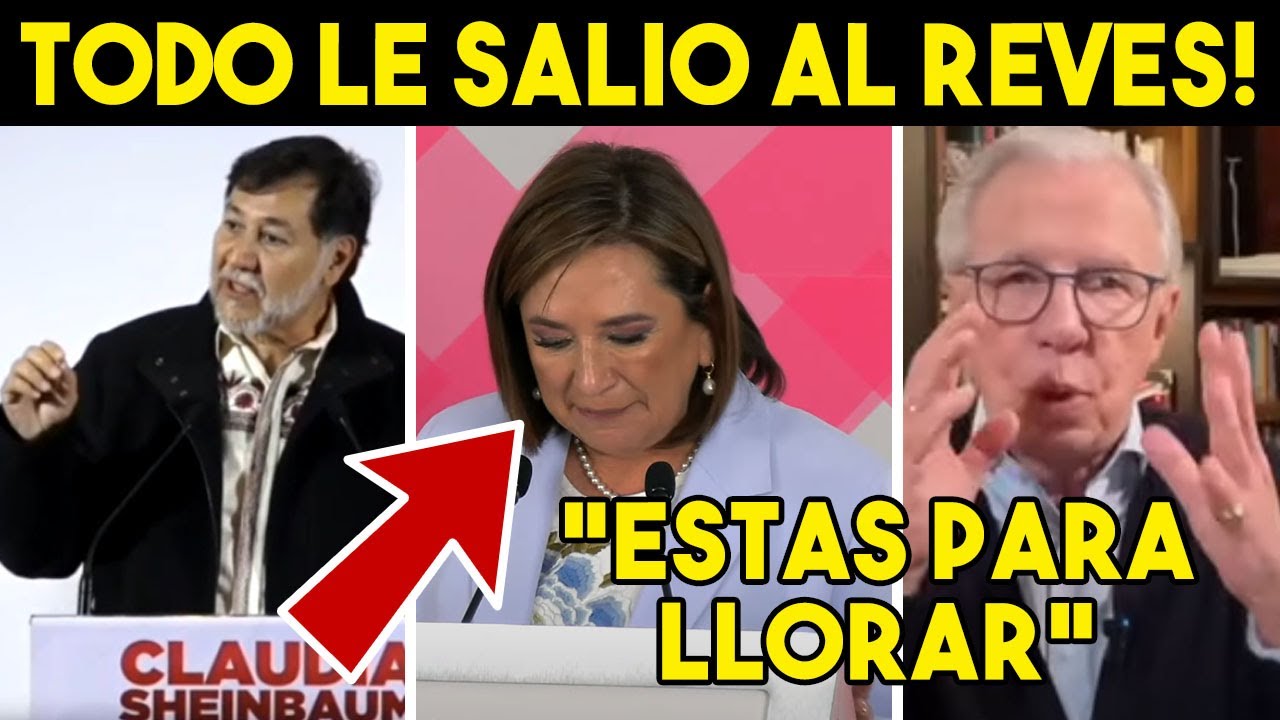 ULTIMO MINUTO! TRUENA DORIGA, XOCHITL SE ENREDA EN VIVO. AMLO CAMBIO LA JUGADA