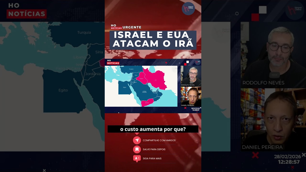 Ataque de Israel e EUA ao Ir&atilde;: As consequ&ecirc;ncias da resposta do Ir&atilde; ao ataque #ira #eua #israel