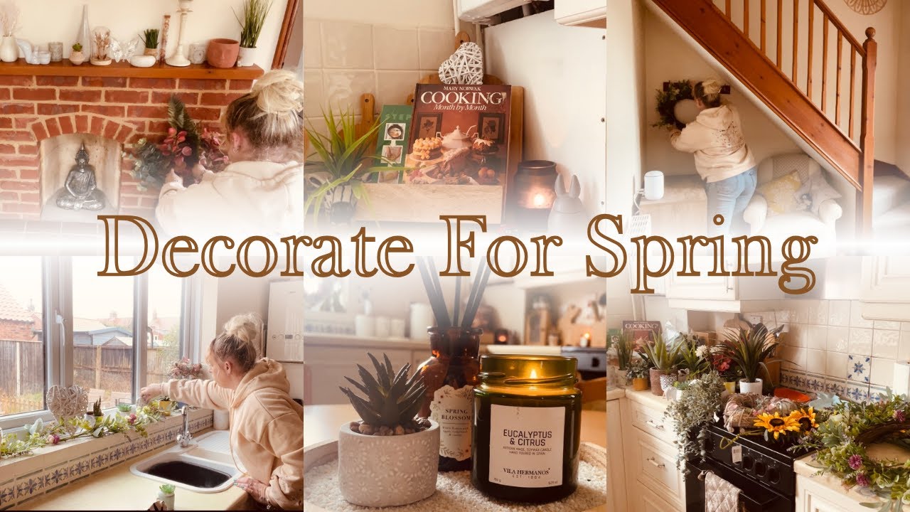 DECORATE WITH ME 🏠🌷: Spring House Decor | Cozy Vlog