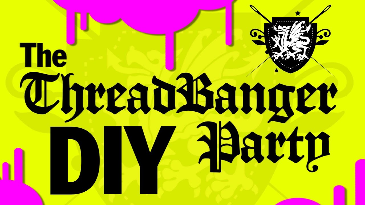 Threadbanger DIY Party!! T-Shirt Stenciling Mayhem!