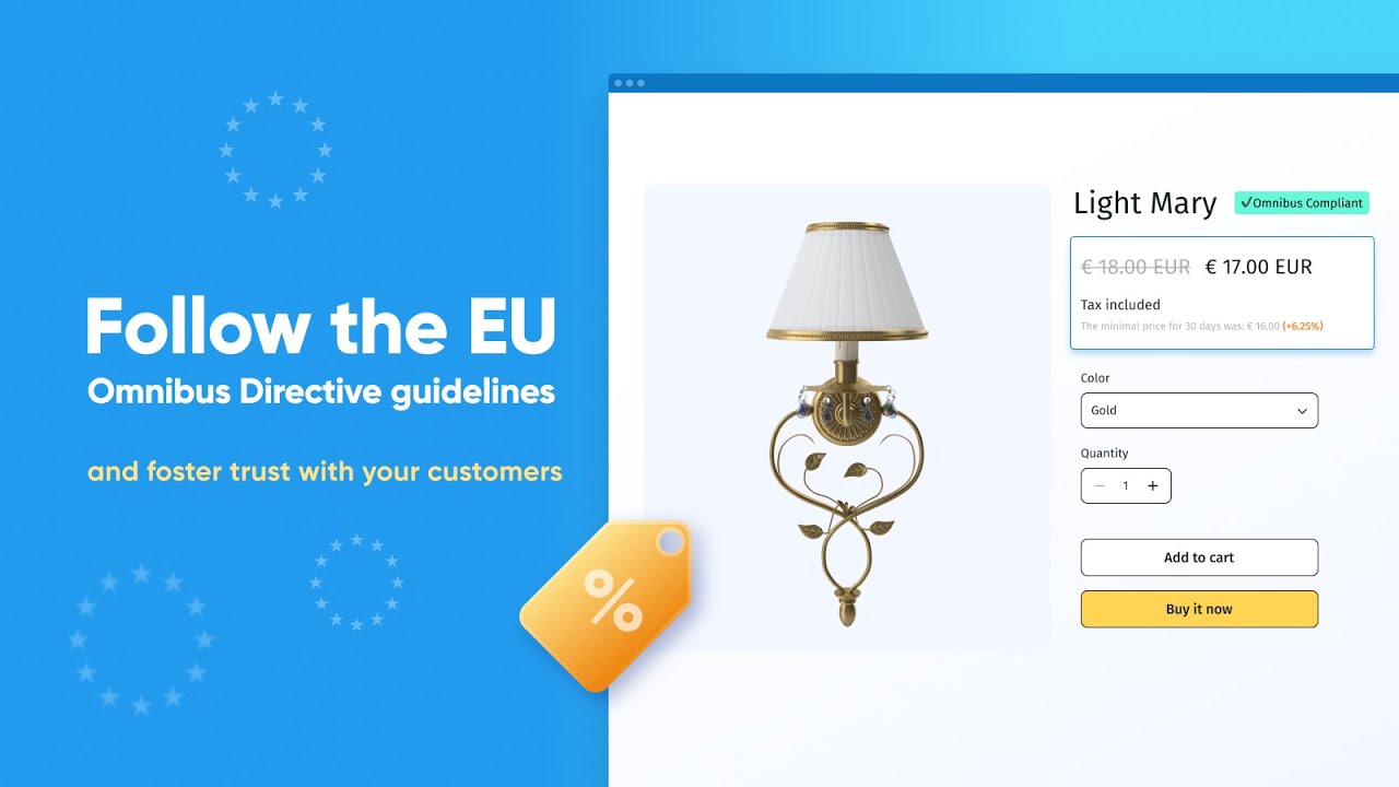 Omnibus Insight: Price Tracker App for Shopify - Pricing Compliant with EU Omnibus Directive