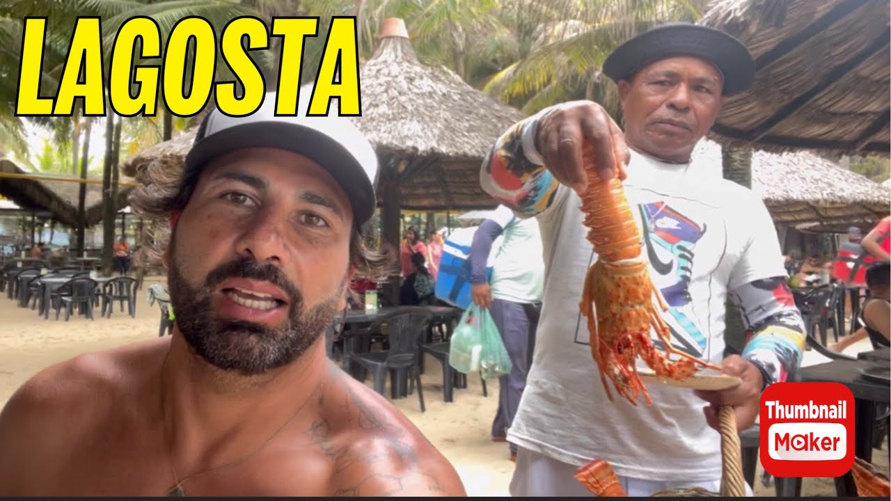 COMEMOS LAGOSTA 🦞 NO CROCOBEACH | CEAR&Aacute; 🇧🇷