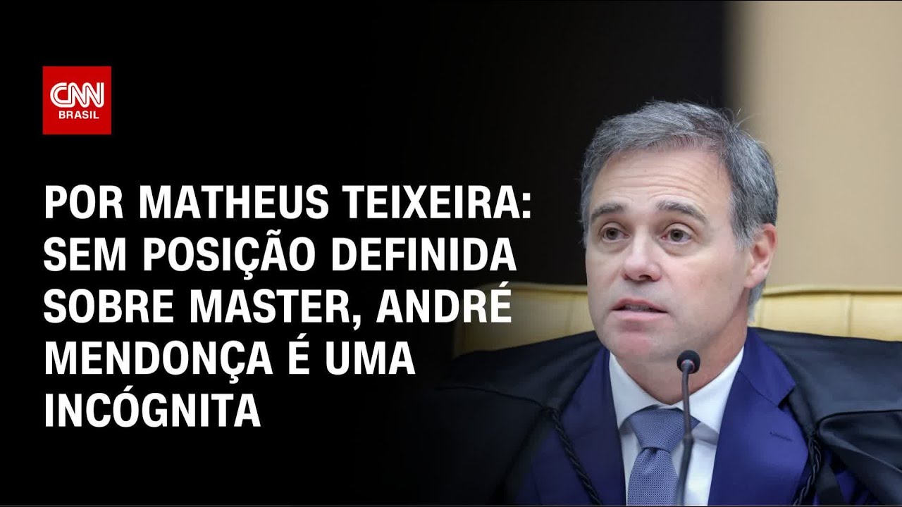 Análise: Sem posição definida sobre Master, André Mendonça é uma incógnita | BASTIDORES CNN