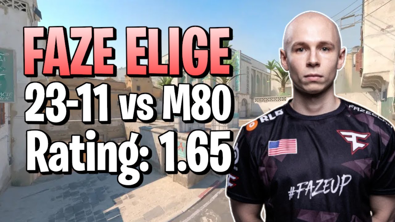 FAZE ELIGE DESTROYS M80 (23-11) | BLAST Bounty 2025 Season 1 | Dust2