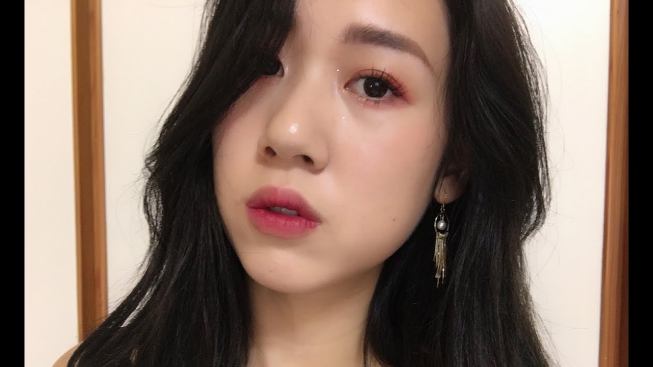 Red Makeup Tutorial微醺的日常酒紅夕陽妝