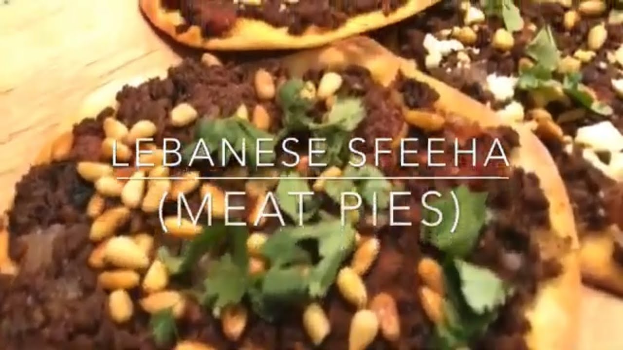 Sfeeha (Lebanese meat pies)
