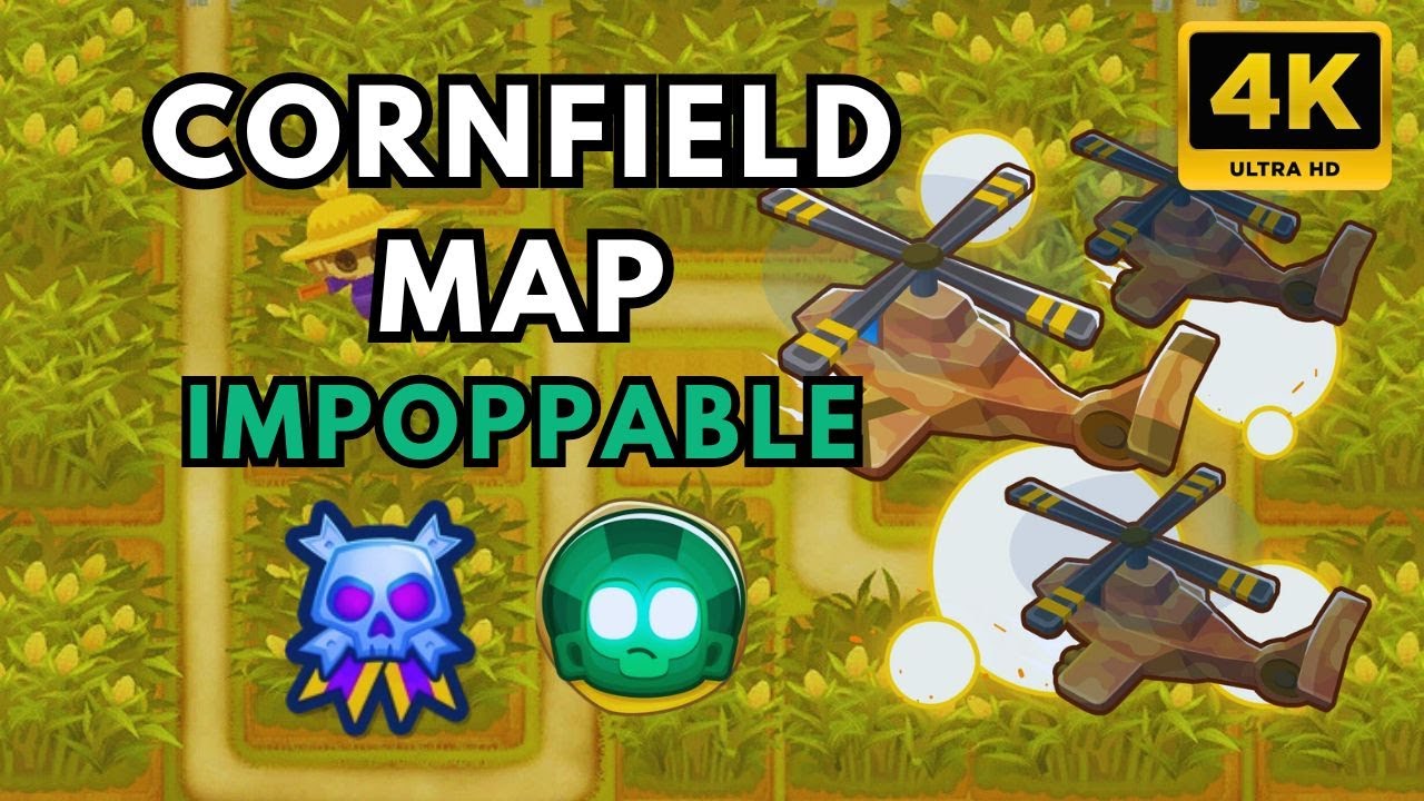 BTD6 IMPOPPABLE TUTORIAL | NO POWERS | NO MONKEY KNOWLEDGE | CORNFIELD
