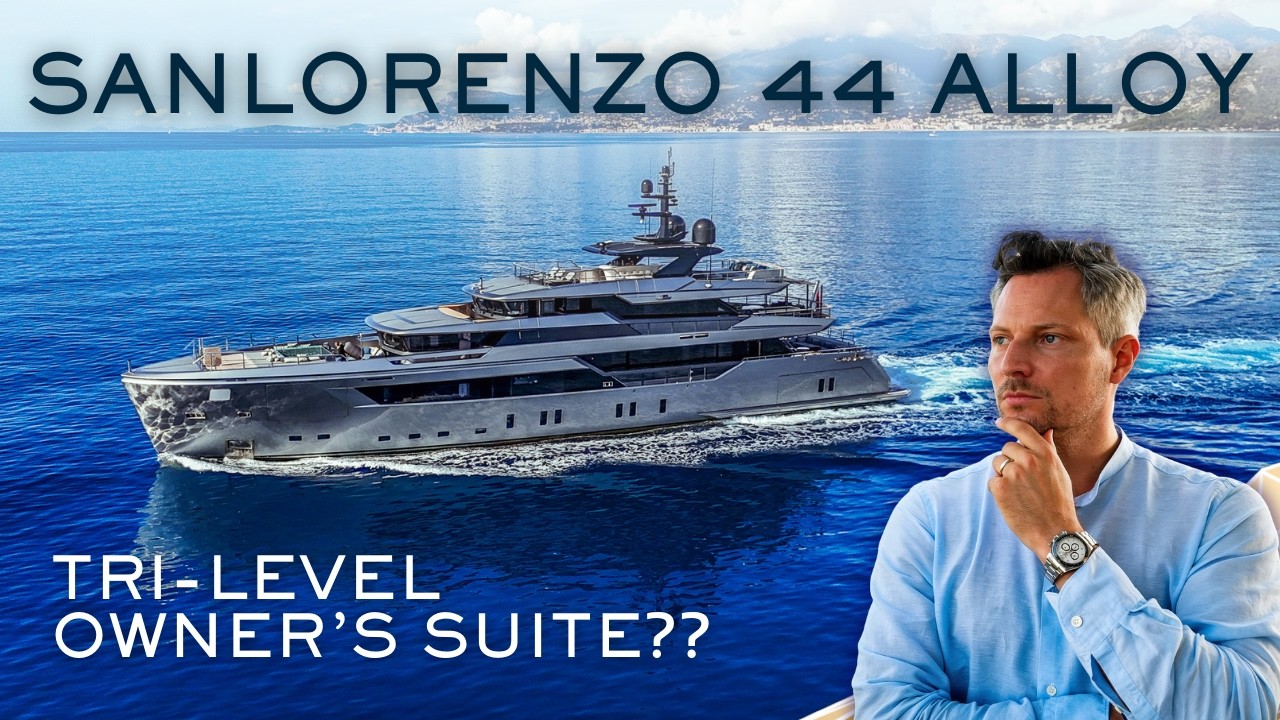 Inside the Superyacht With a Tri-Level Owner&rsquo;s Suite | Complete Sanlorenzo 44 Alloy Tour