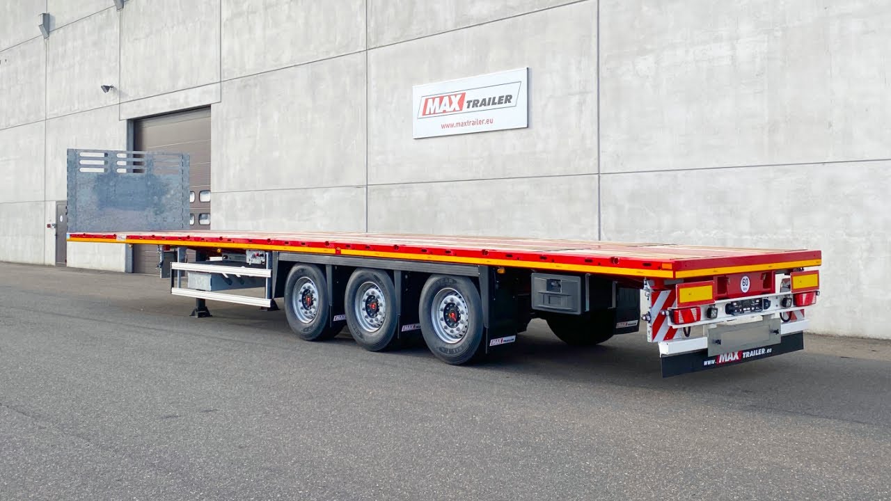 MAX Trailer - MAX200 extendable flatbed trailer with 13600m loading platform length