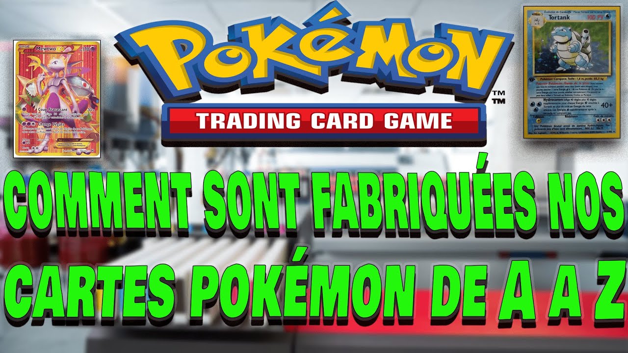 POKEMON-Comment sont fabriquées nos cartes Pokémon ??!!  #pokemon