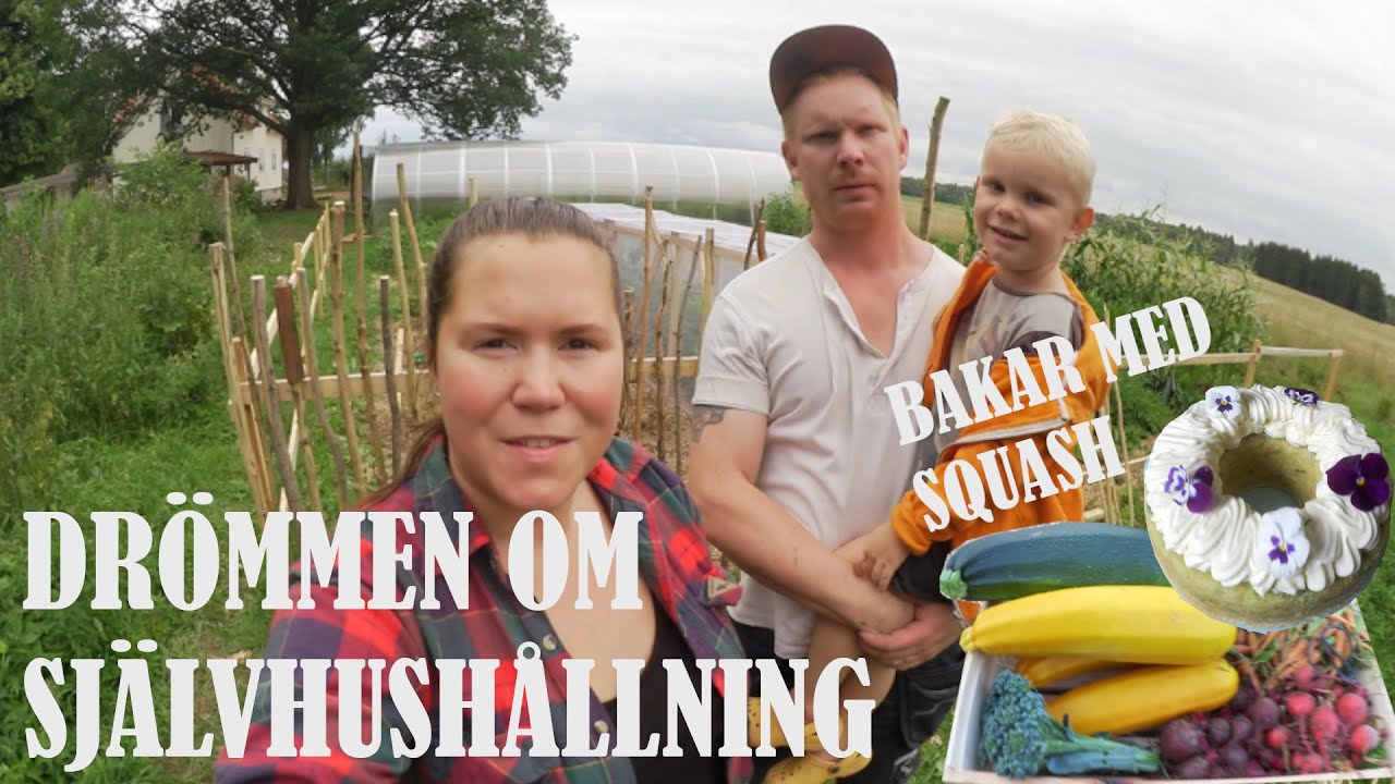 DRÖMMEN OM SJÄLVHUSHÅLLNING Del 7 - En hel del jobb att ha en stor trädgård!
