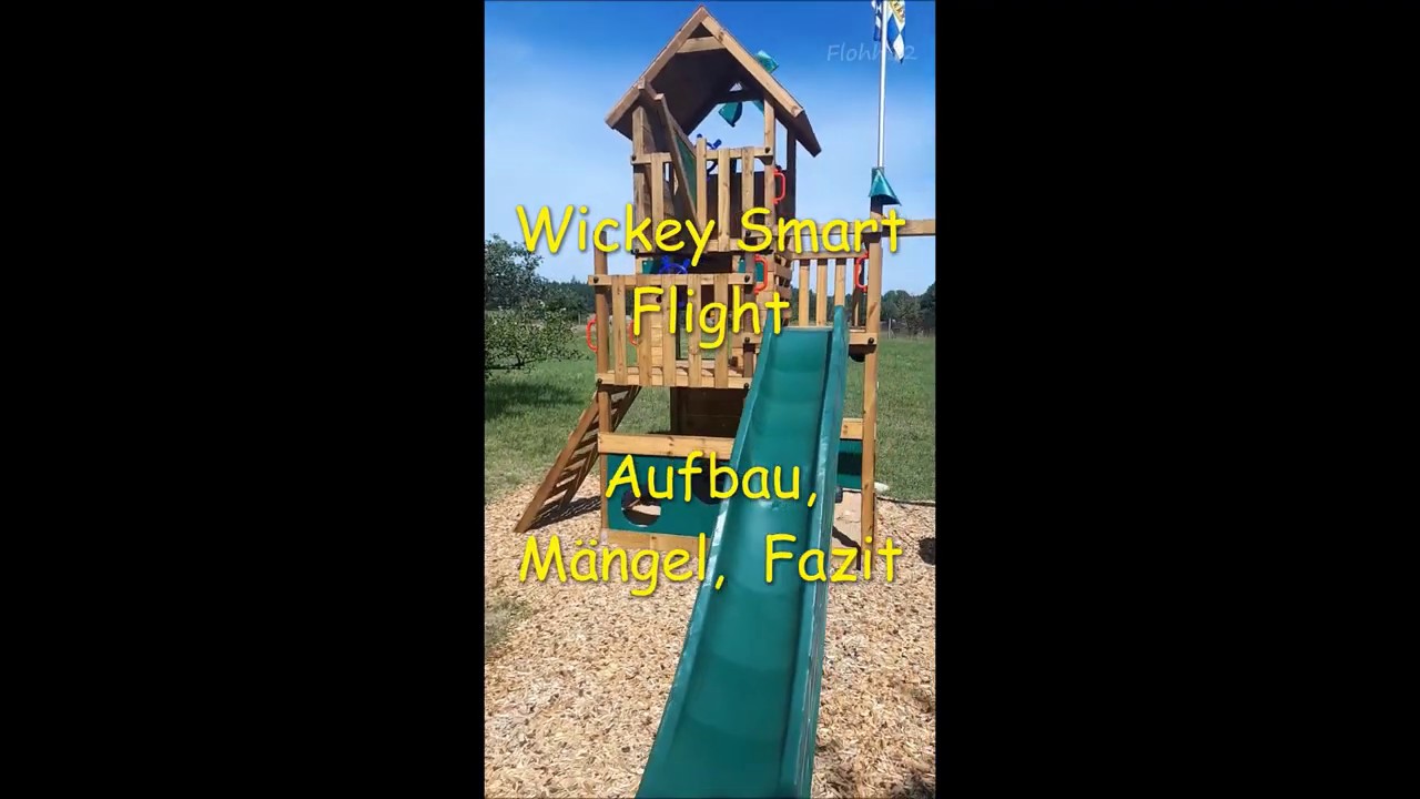 Wickey Smart Flight Spielturm, Aufbau, Bewertung, Fazit