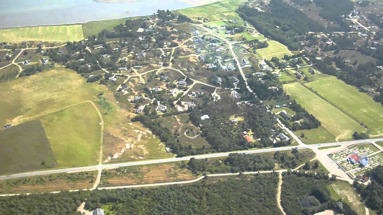 Hubschrauberflug über Nordseeinsel Römö