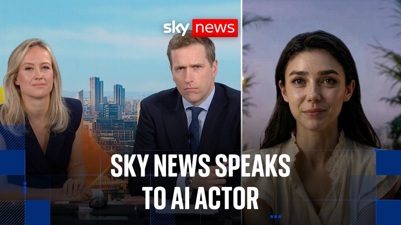 ИИ-актриса Тилли Норвуд рассказала Sky News, что её не создавали для замены реальных людей