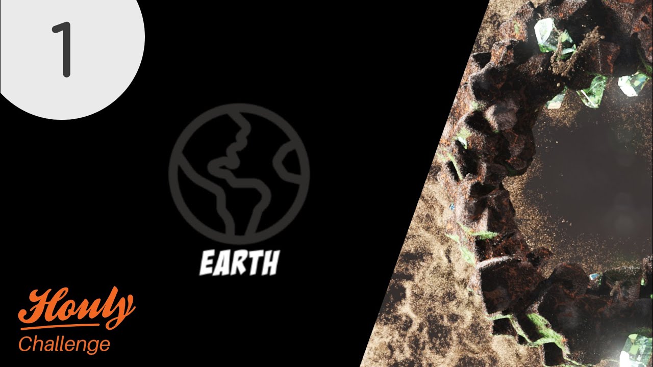 HOULY Challenge - Day 1: Earth (31 Days of VFX)