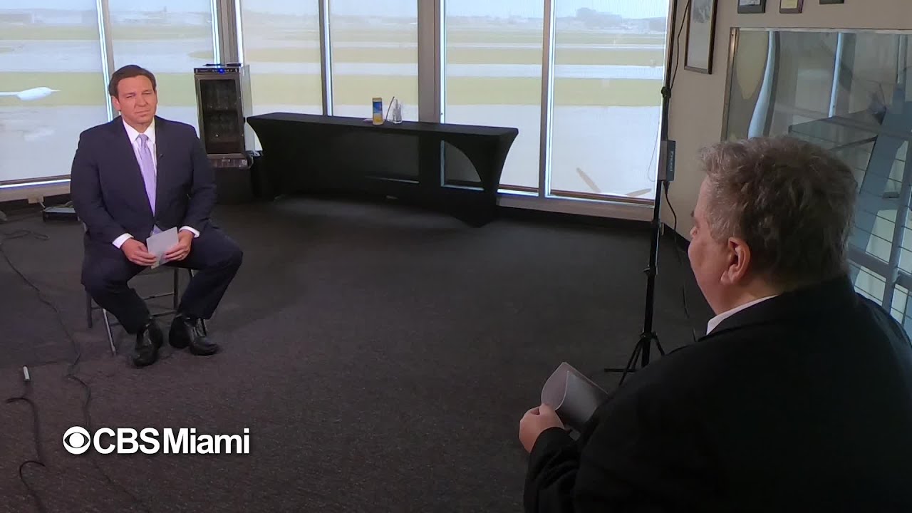 CBS4 EXCLUSIVE: Jim DeFede's Full 1-On-1 Interview With Gov. Ron DeSantis