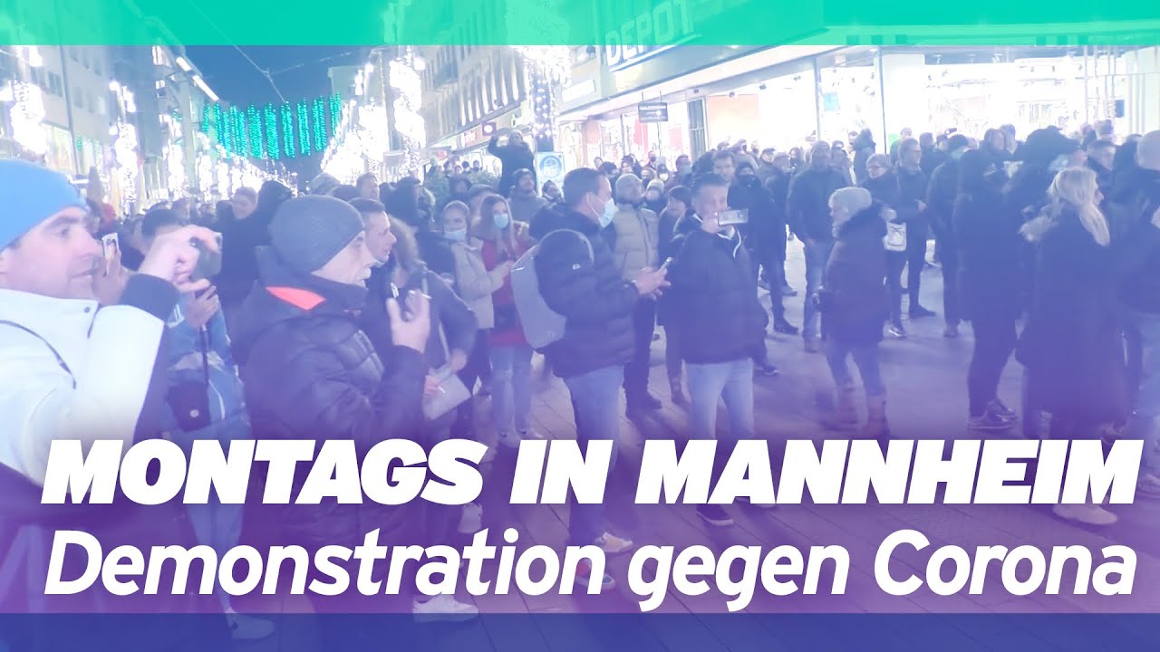 Montagsspaziergang in Mannheimer Innenstadt