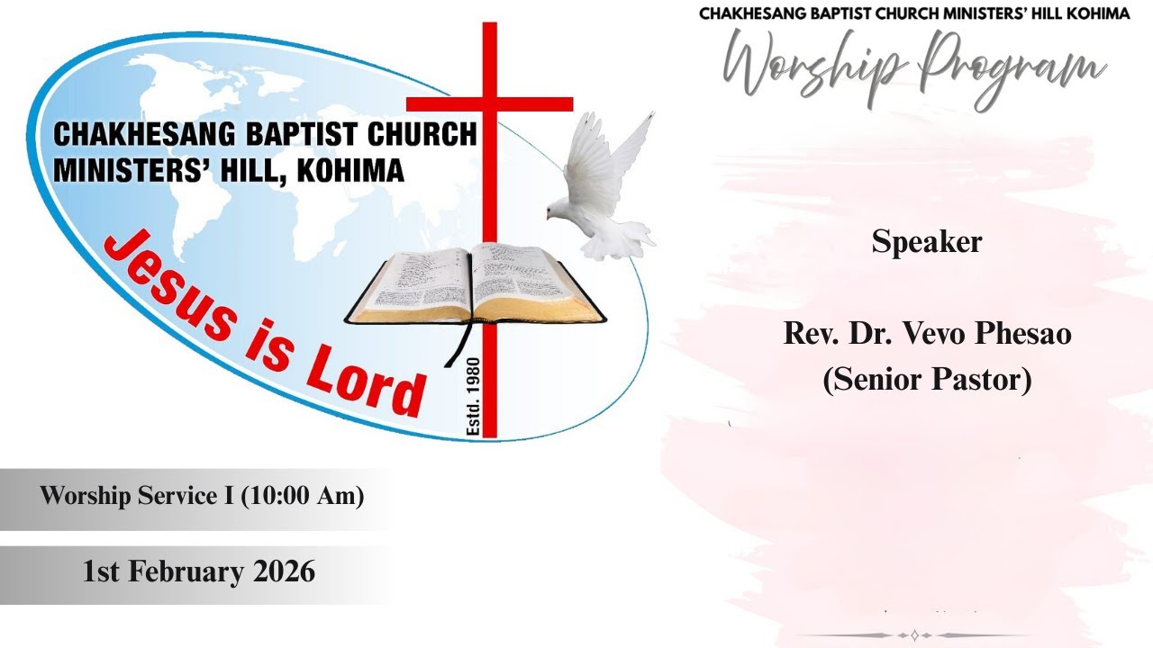 Worship Service I | 1st February 2026 | 10:00 AM