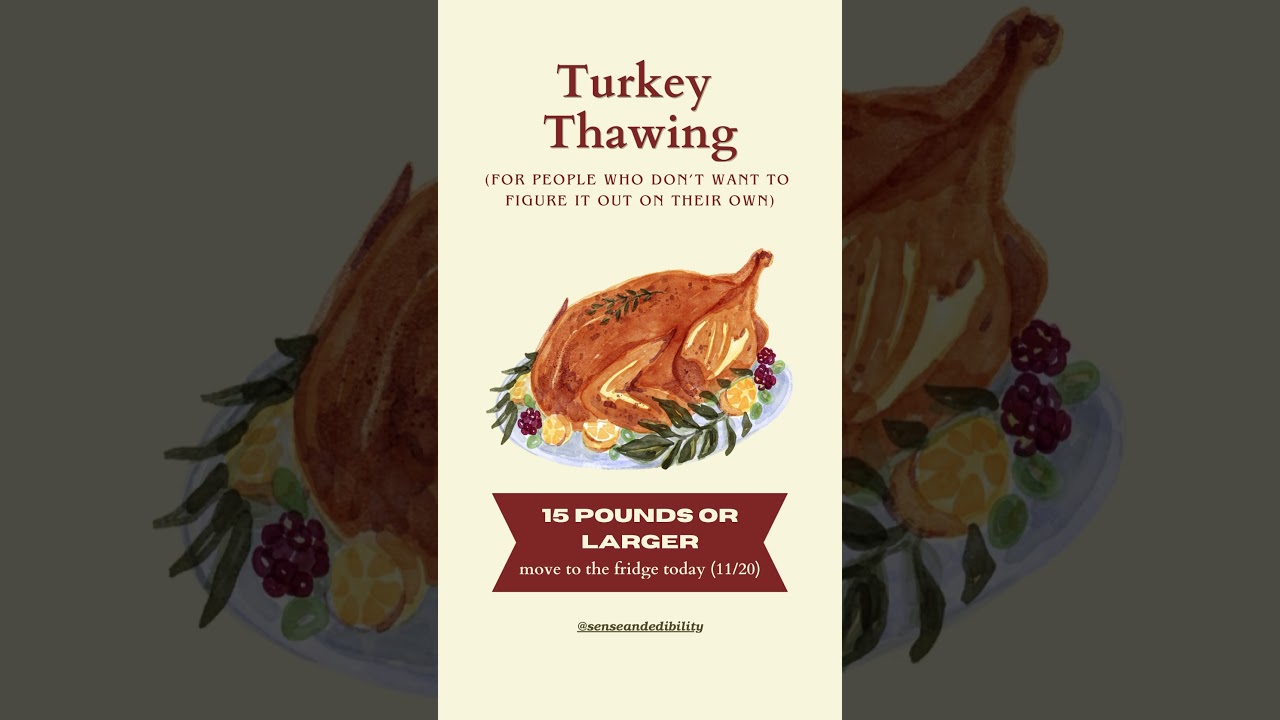 To prep your turkey so it’s not dry, make my Citrus Herb Dry Brine found on Sense and Edibility!