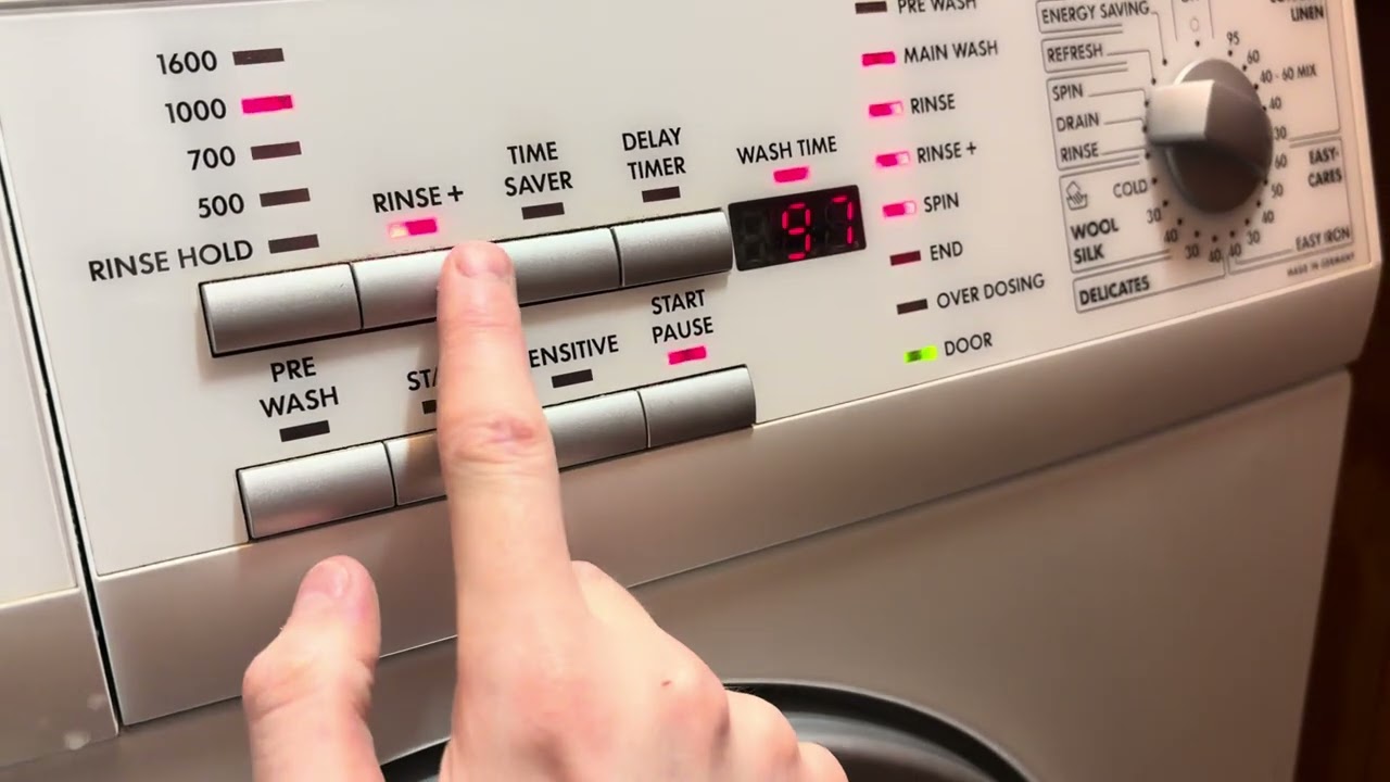AEG L76810 - Overview of cycles & options 