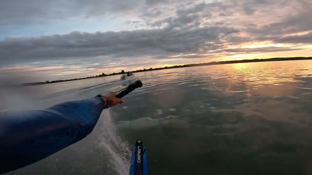 Vandski i 4K d. 23.7.25. Anders’ båd, m. Peter og Anne Sofie. Tak! 🙏 Audio natural.