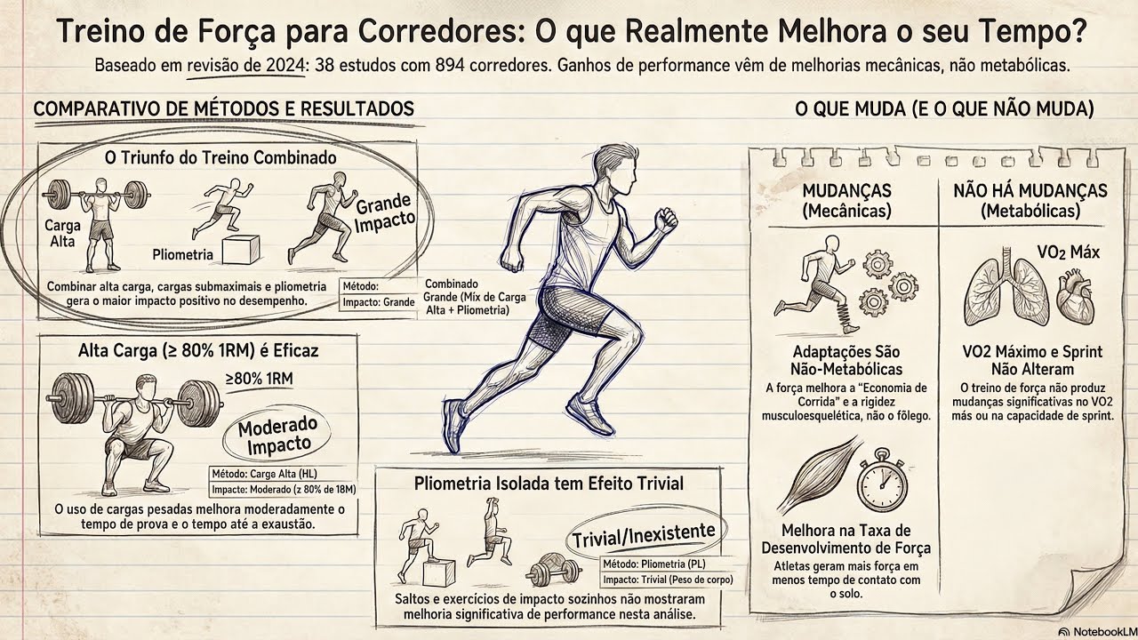 Treino de força para corredores: o que realmente funciona (segundo a ciência)