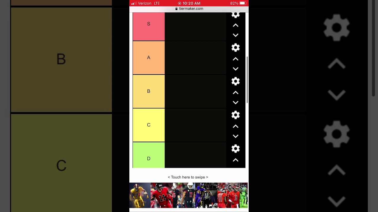 NFL Color Rush Uniforms Tier List