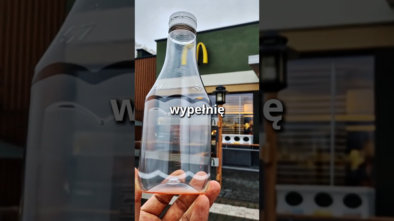 Wypełniłem Butelkę Darmowym Ketchupem Z McDonalda