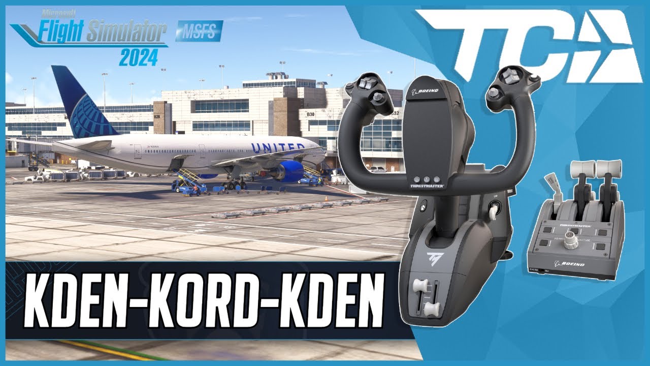 PMDG 777-200ER w/Boris Audio Works Soundpack | Real World United OPS | Thrustmaster TCA Boeing Yoke