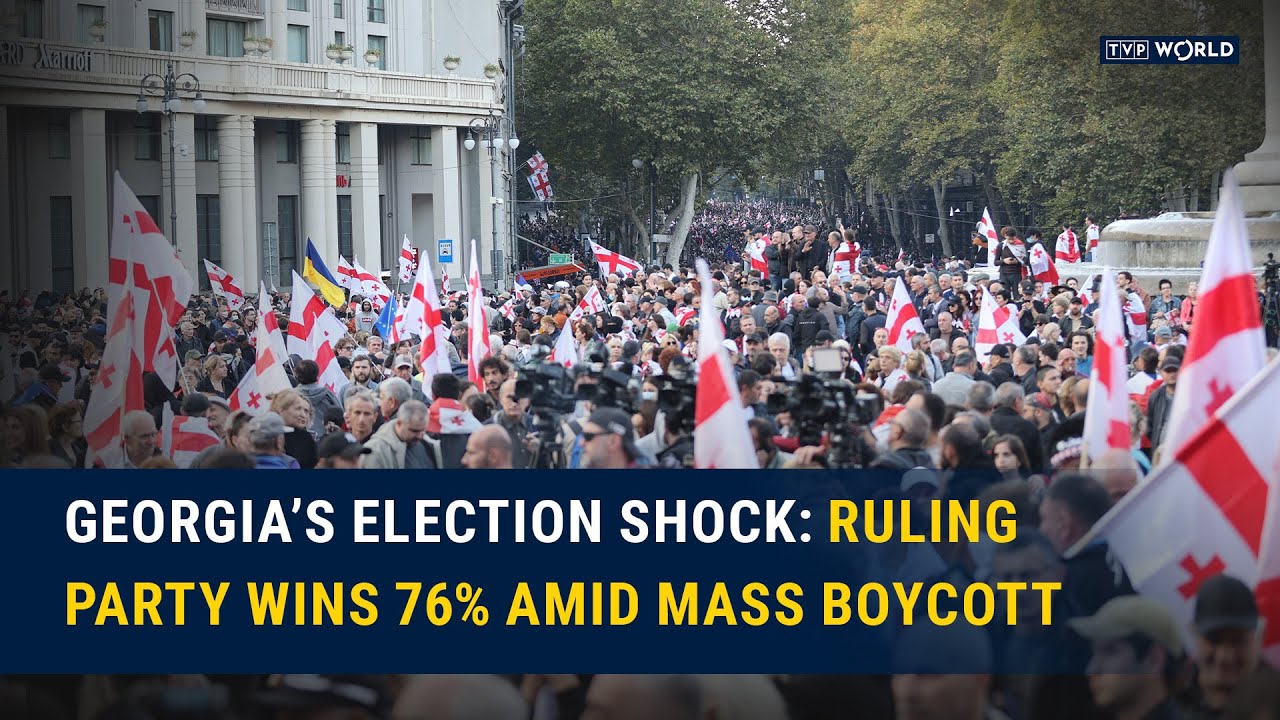Georgia&rsquo;s election shock: Ruling party wins 76% amid mass boycott
