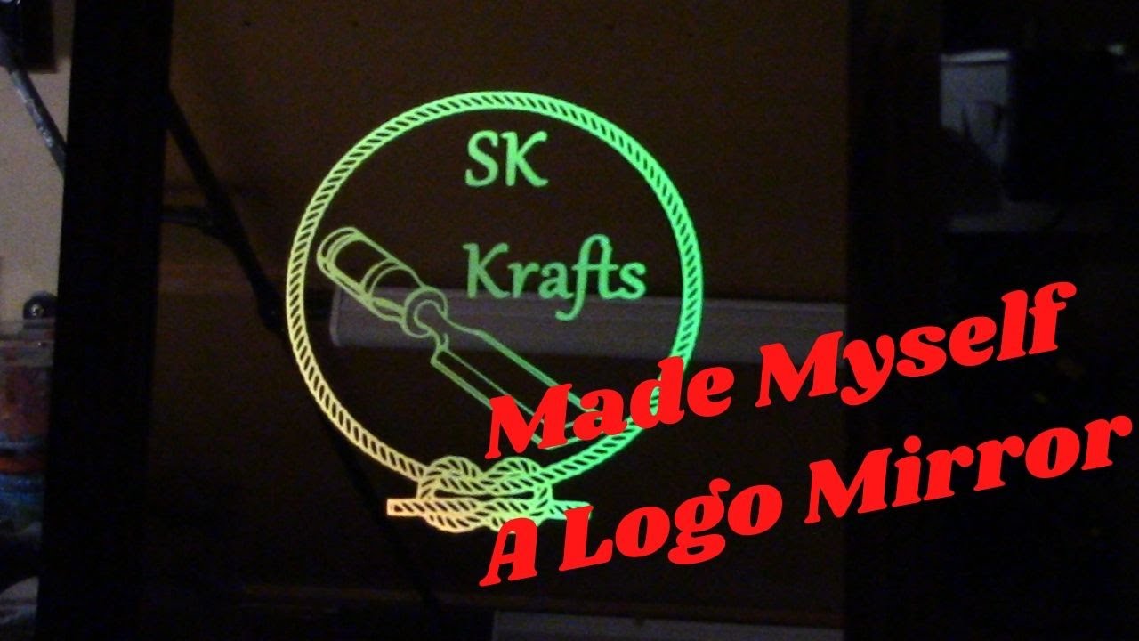 Woodworking | SK Krafts Logo Mirror