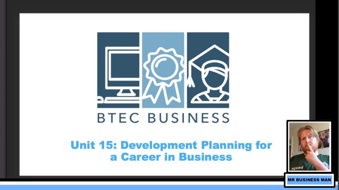 How to Choose a Career (BTec Business unit 15)