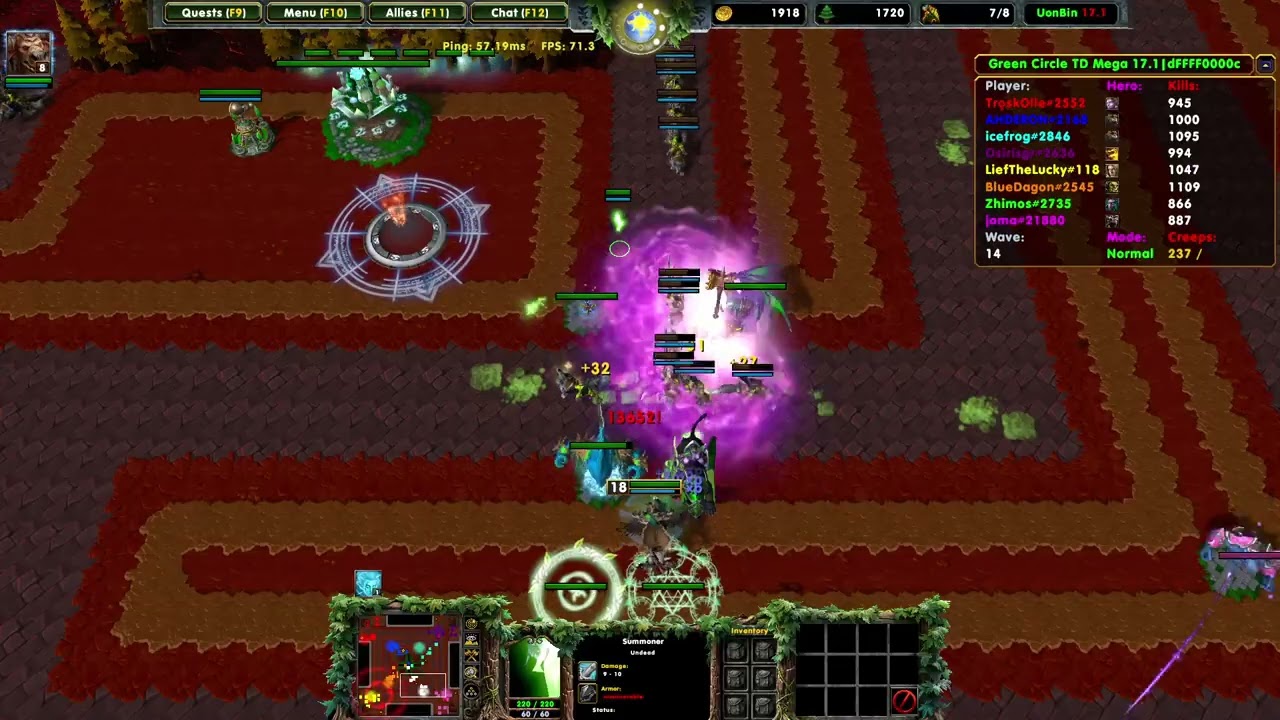 Green Circle TD Mega 17.2d