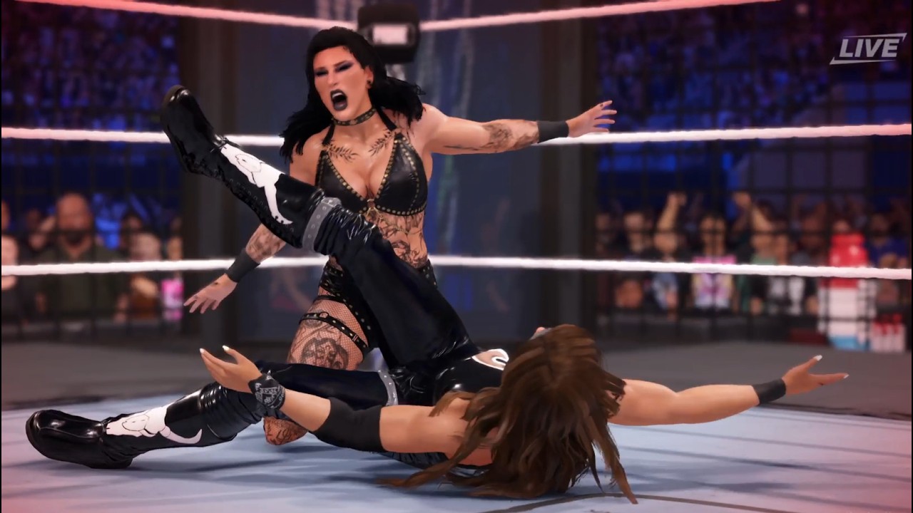 WWE 2K25 Женский матч Elimination Chamber 2026