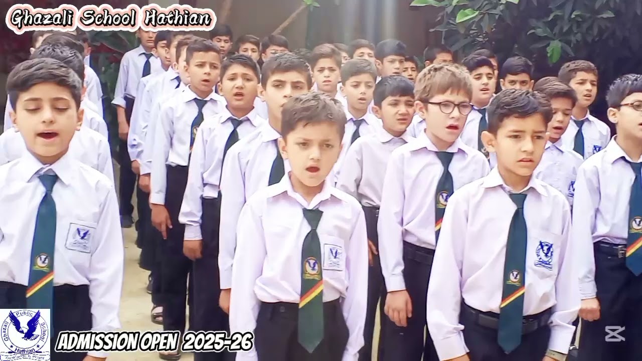 Daily Morning Assembly Ghazali School Hathian
