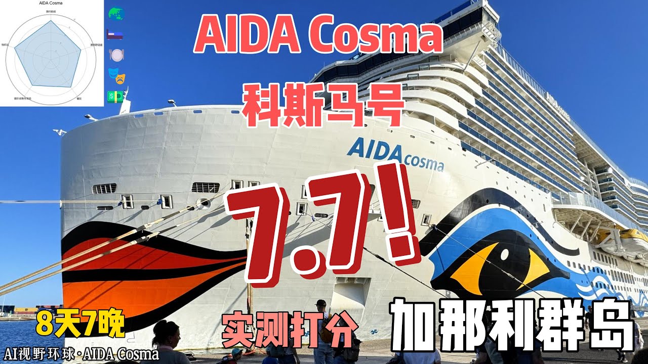 【AIDA Cosma Review 艾达·科斯马号】大海上的烈焰红唇！8 天 7 晚加那利群岛邮轮真实评测｜德系服务值不值？结尾价格揭晓！