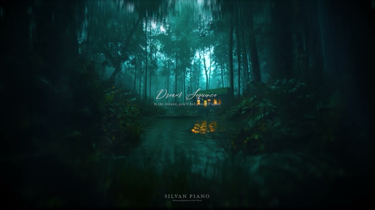 Dream Sequence 🌙 Forest Piano & Cozy Cabin Ambience | Relaxing Night Music for Peaceful Sleep