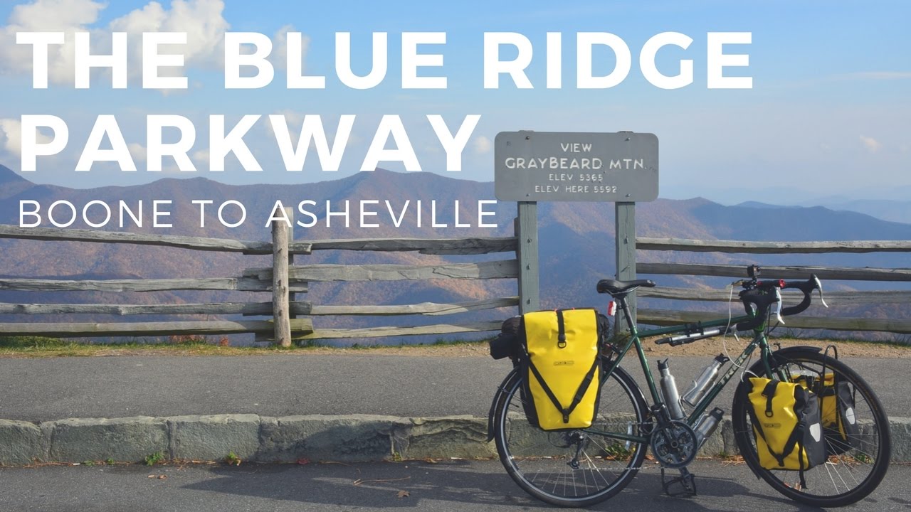 Bicycle Touring: The Blue Ridge Pkway in Fall from Boone to Asheville