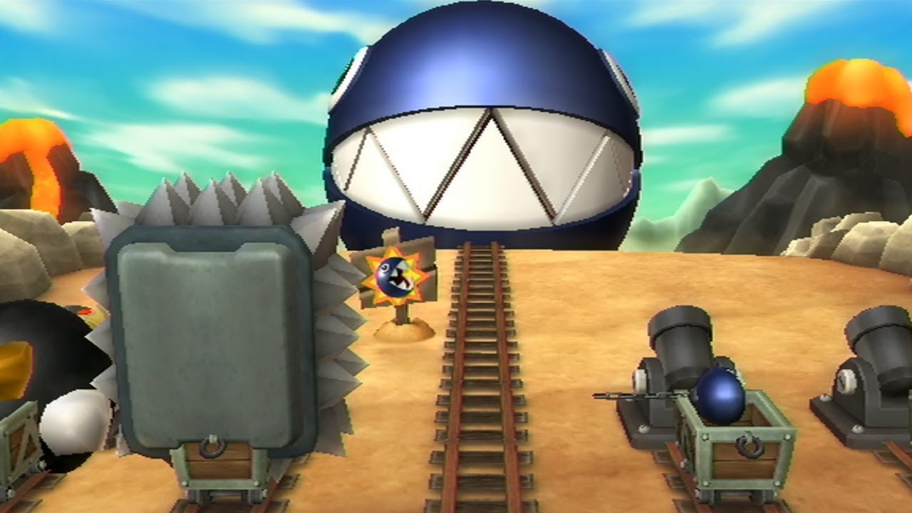 Mario Party 9 - Free Play - Chain Chomp VS King Bob-omb VS Thwomp VS Bob-omb