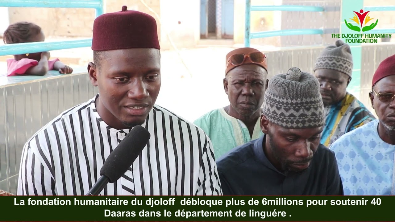 La fondation débloque plus 6millions pour soutenir 40 Daaras en denrées alimentaires .