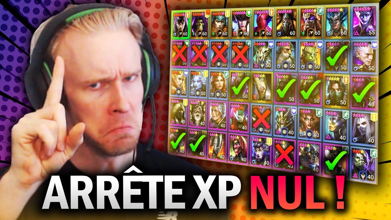 ARRÊTE DE XP LES NULS ! Monte ces champions 6 ÉTOILES pour RÉPARER ton compte - Raid Shadow Legends