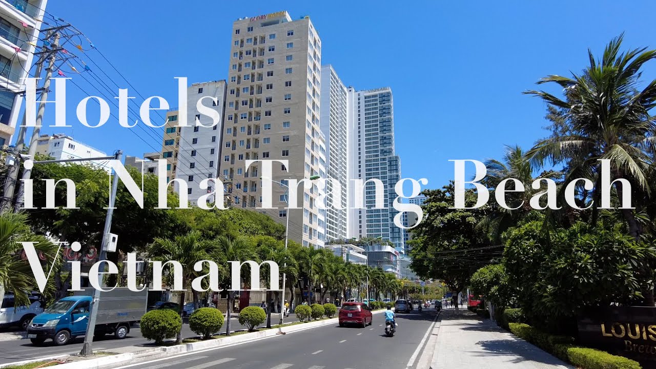 Hotels in Nha Trang Beach,Vietnam.