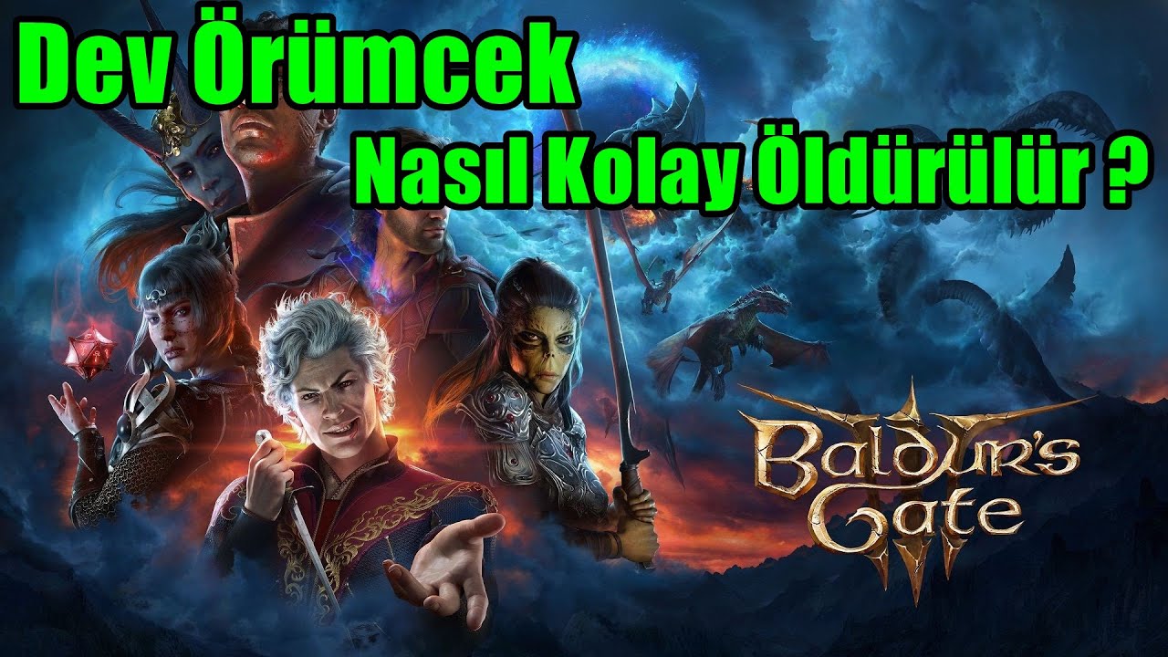 Baldur's Gate 3 Türkçe - Faz Örümceği Anası Nasıl Kolay Öldürülebilir ?