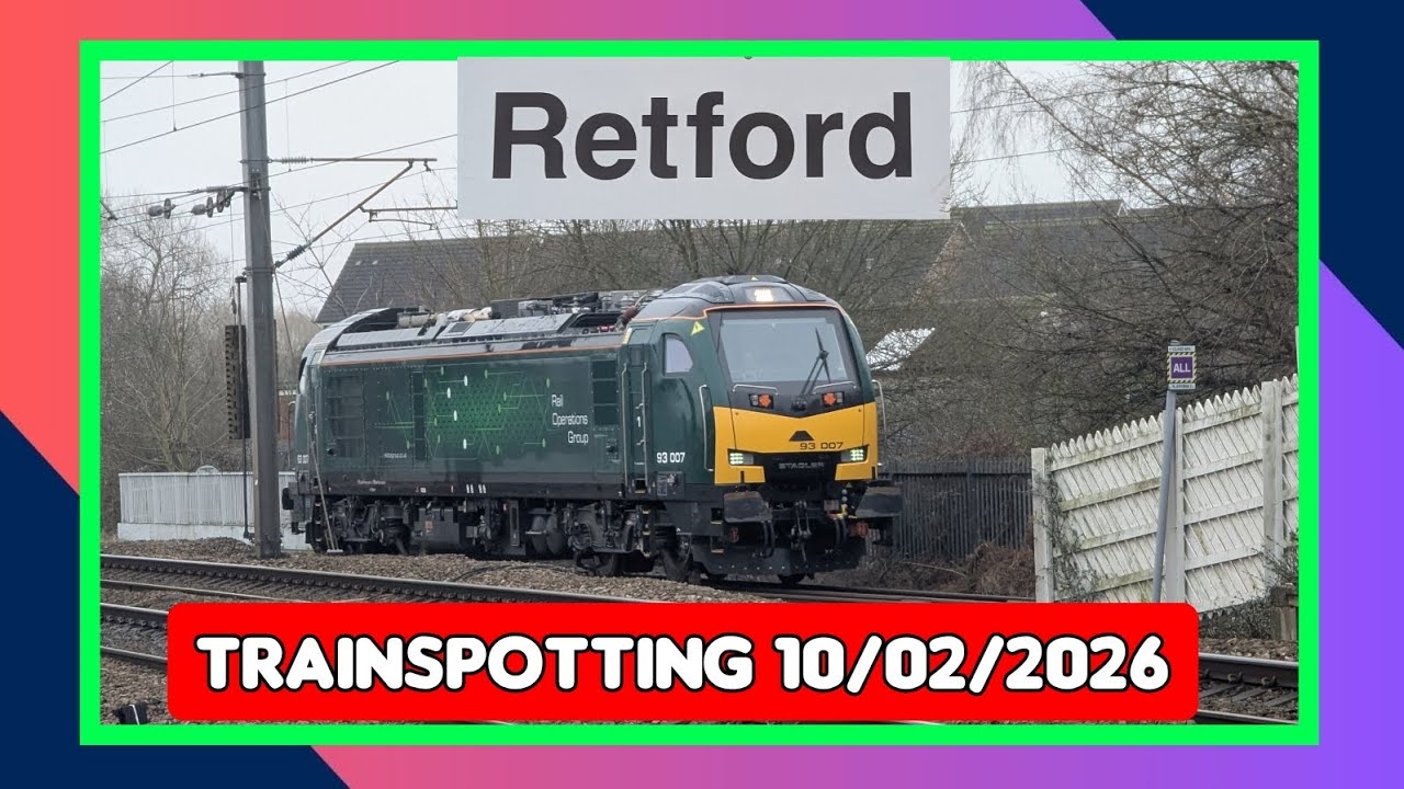 Trains at Retford 10/02/2026 ECML