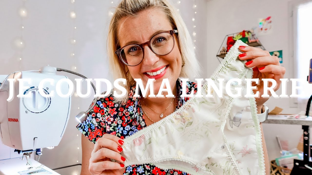 JE COUDS MA LINGERIE POUR LA PREMIÈRE FOIS ✨ CHALLENGE COUTURE