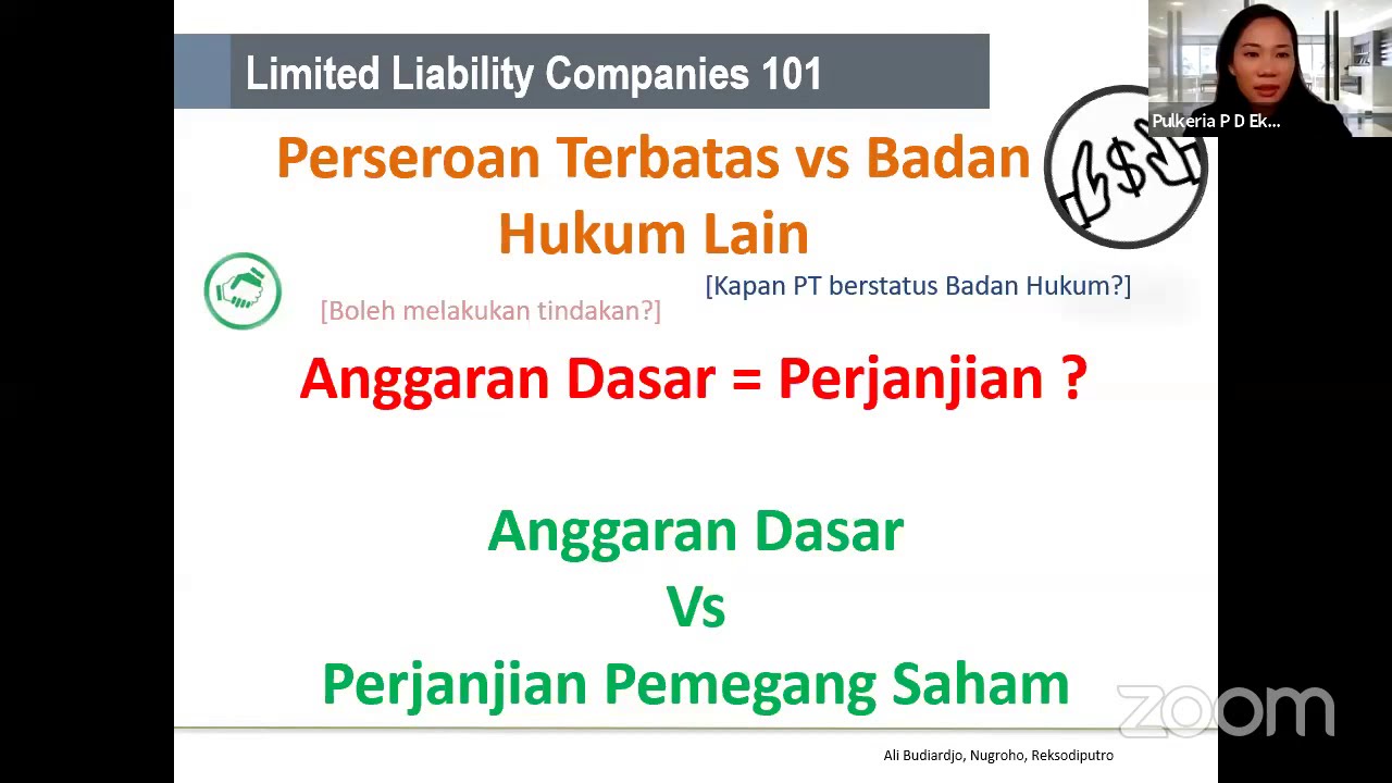 FHUGM Webinar Company Law 101