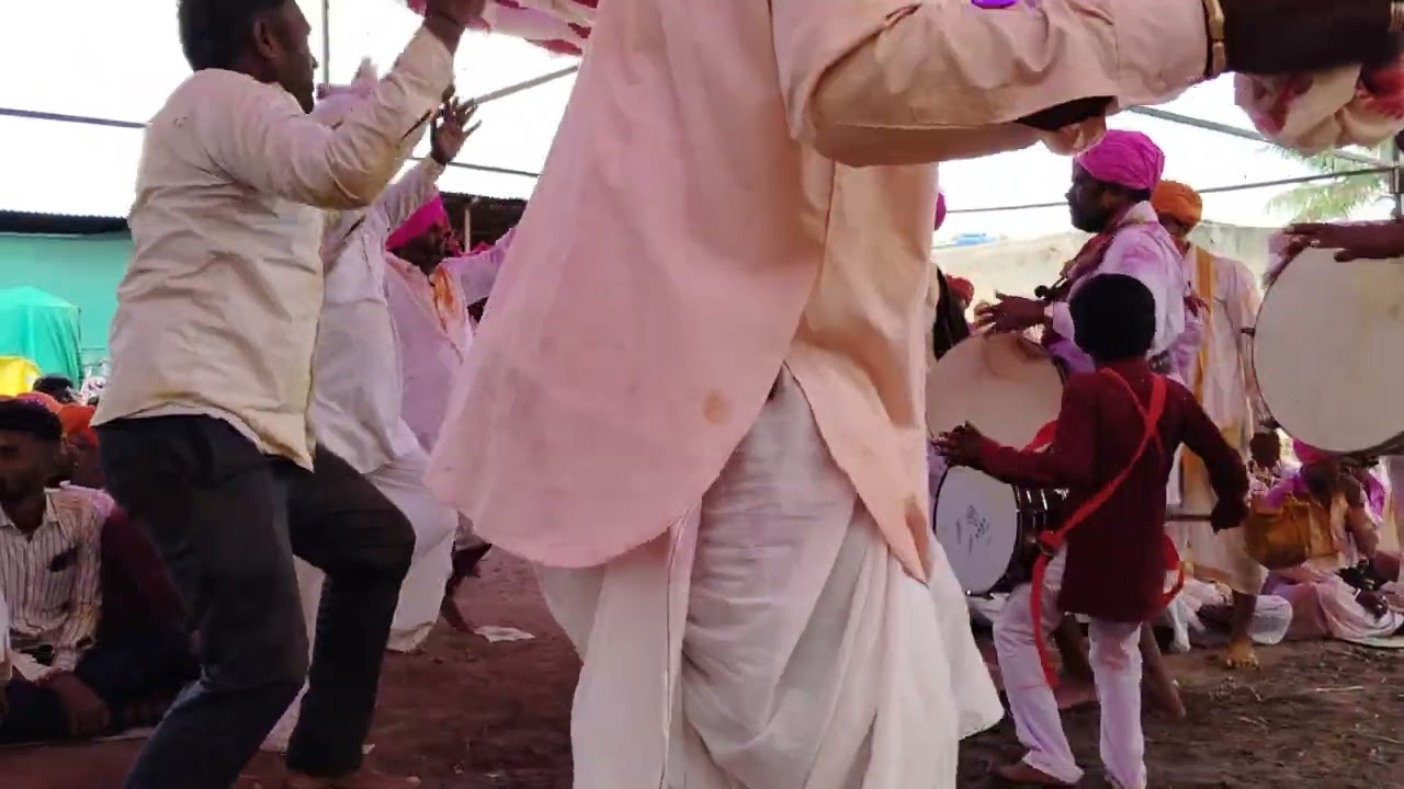 अहिल्यानगर फत्तेपूर धुळेश्वर//पारंपारिक गजी नृत्य 