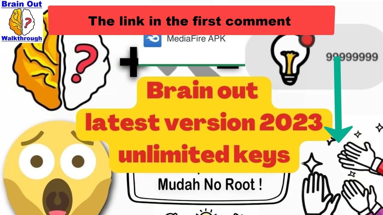 Download Brain Out Mod Apk Terbaru 2023 -unlimated hints #shorts