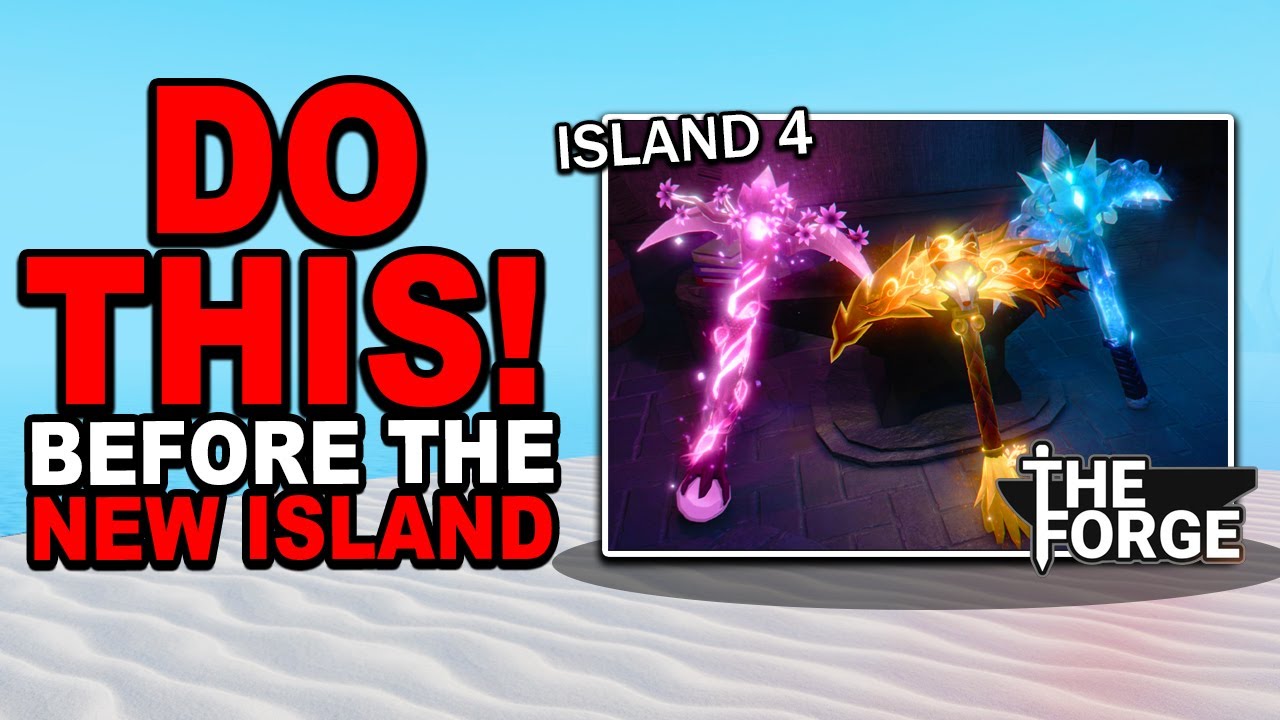 Сделайте это до обновления Island 4!! | The Forge на Roblox!