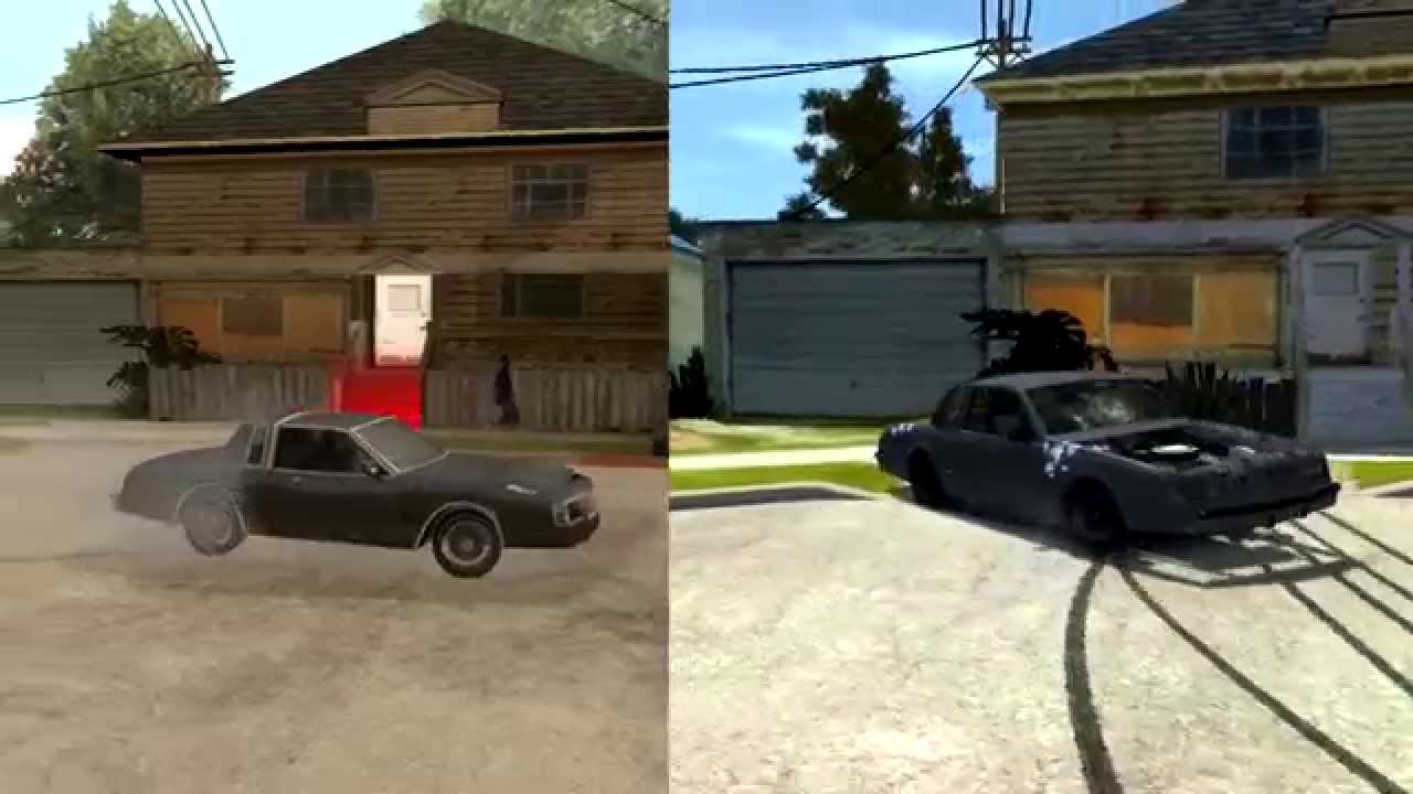 GTA San Andreas - vs - GTA IV San Andreas (1080p)